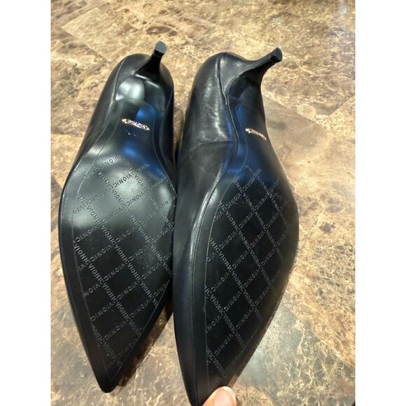 Vionic Black Leather Josie Kitten Heel - Picture 5 of 6